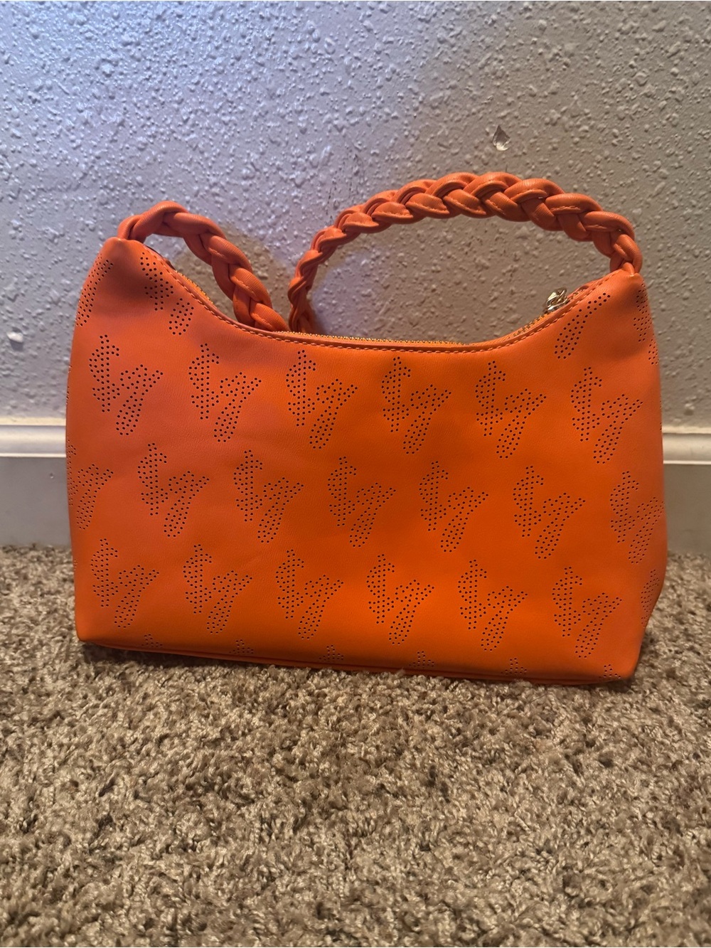 Haus of Sy Orange Shoulder Bag Purse